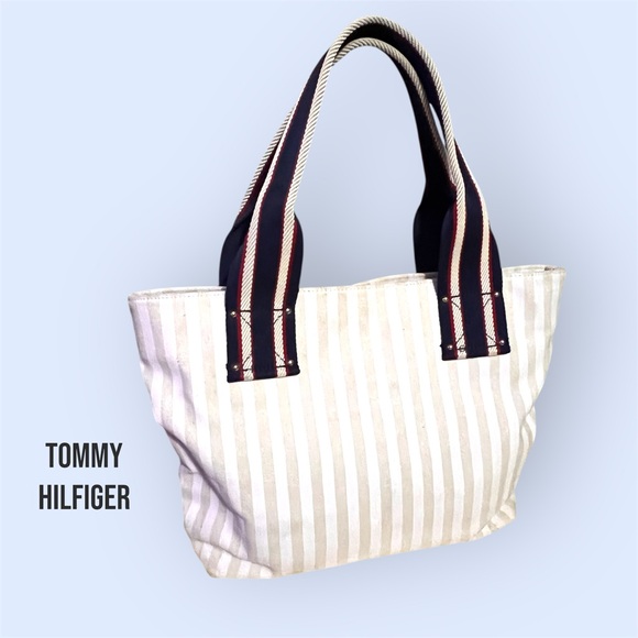 Tommy Hilfiger Floral Embroidered Tote Bag - Picture 2 of 6